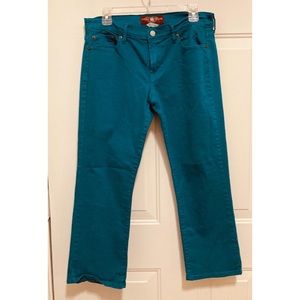 Size 10/30 Lucky jeans teal